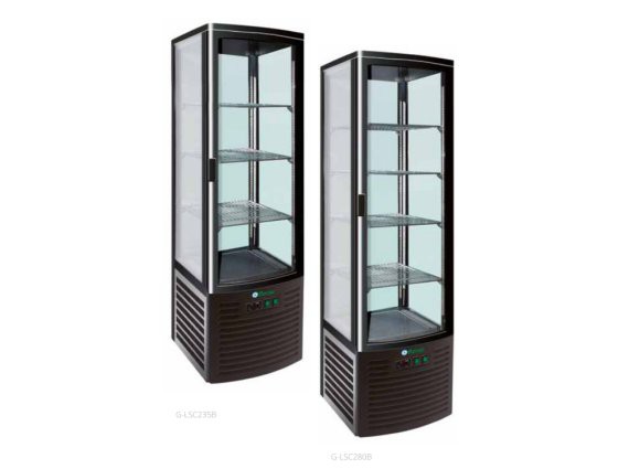 Vetrina refrigerata tutto vetri G-LSC235B +2/+8°C.